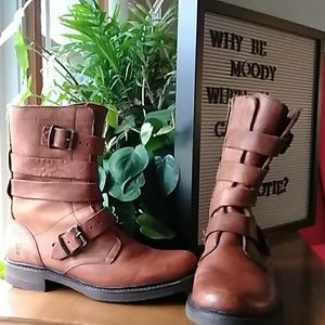 Frye Veronica Tanker Boots offers welcome